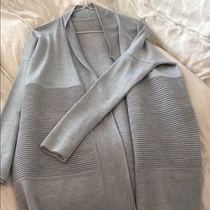 Lululemon open front sweater (with pockets)